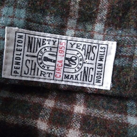 Vintage Pendleton Wool Flannel Western Button Down Shirt - Picture 5 of 7